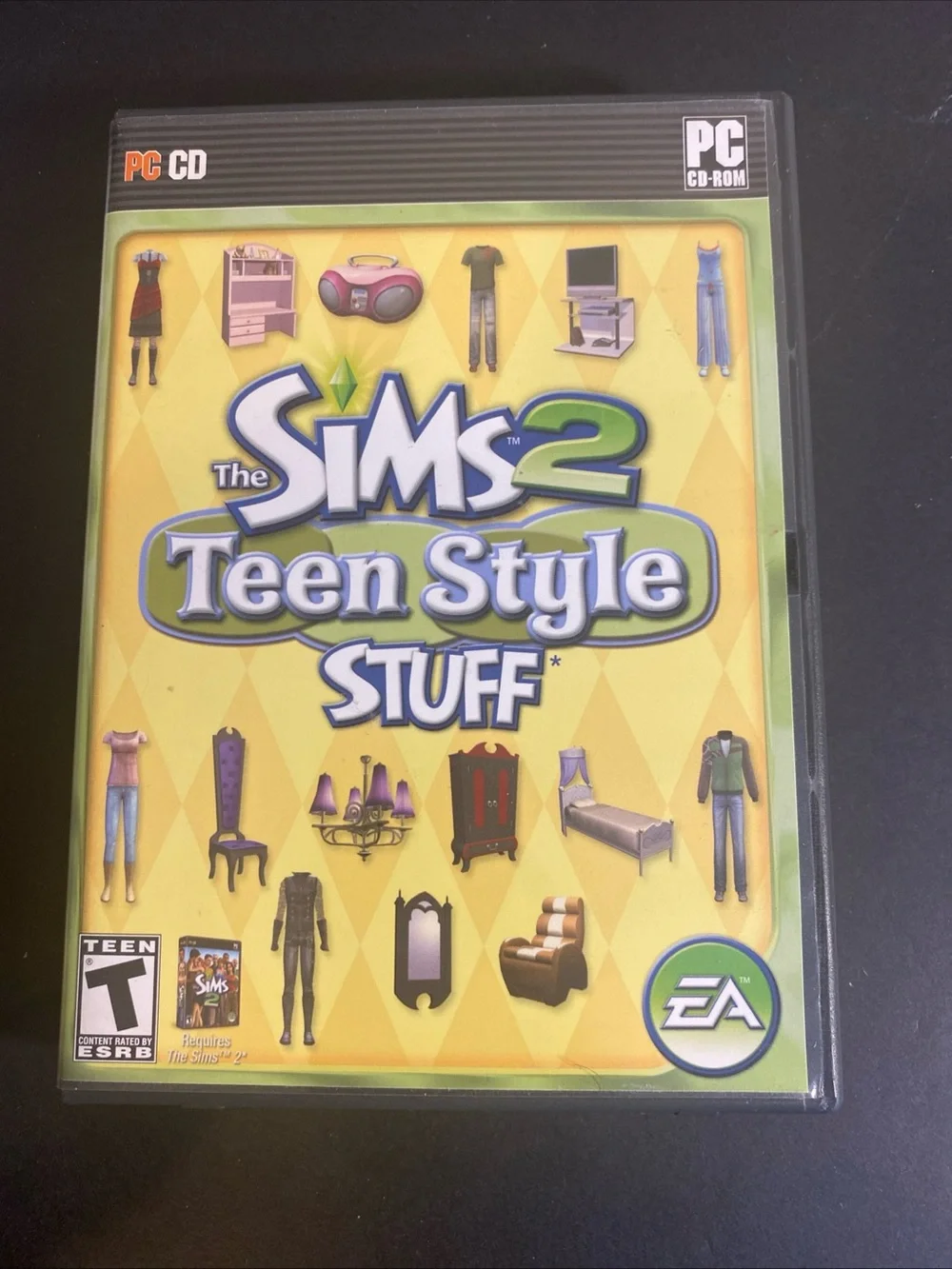 Sims 2 Teen Style Stuff PC Video Game Expansion‎ 2007 ML448